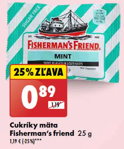 Fisherman's Friend Cukríky mäta