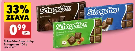Schogetten Čokoláda