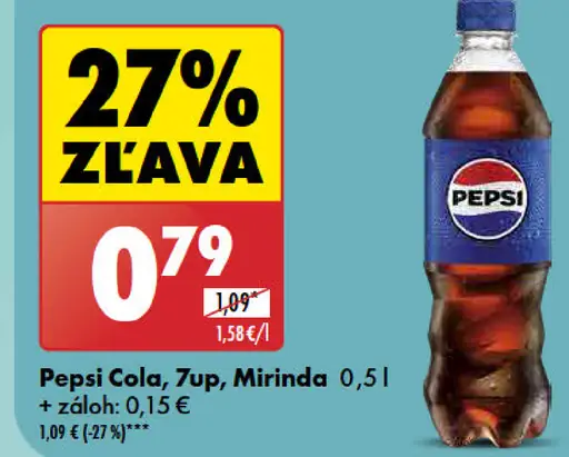 Pepsi Cola, 7up, Mirinda