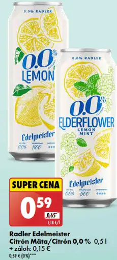 Edelmeister radler plechovka