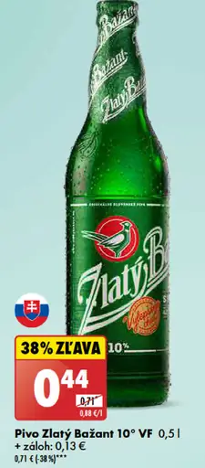 Zlatý Bažant Pivo