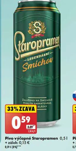 Staropramen plechovka