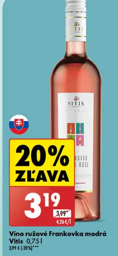 Frankovka modrá Vino ružové