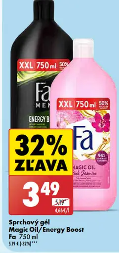 Fa sprchový gél Magic Oil/Energy Boost