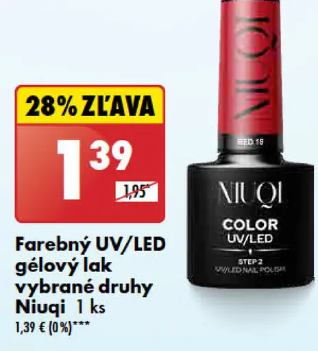 Niuqi farebný UV/LED gélový lak