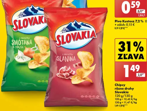 SLOVAKIA Chipsy