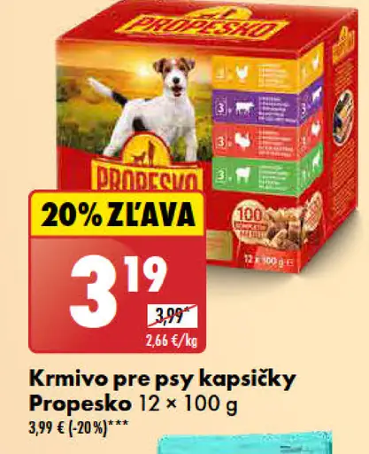 Propesko kapsičky pre psy