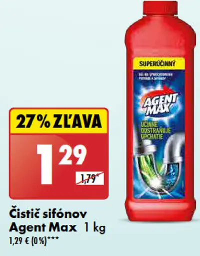 Agent Max čistič sifónov
