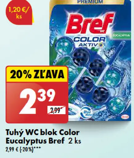 Bref WC blok Color Eucalyptus