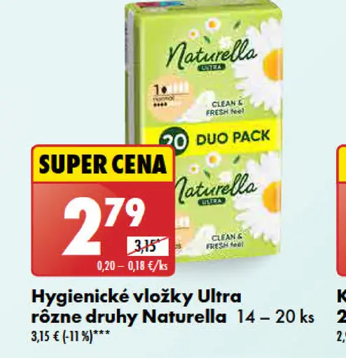 Naturella Hygienické vložky Ultra