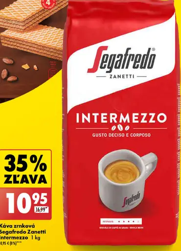 Segafredo Zanetti Káva zrnková Intermezzo