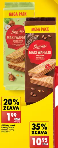 Bonitki Oblátky maxi kakao/orech