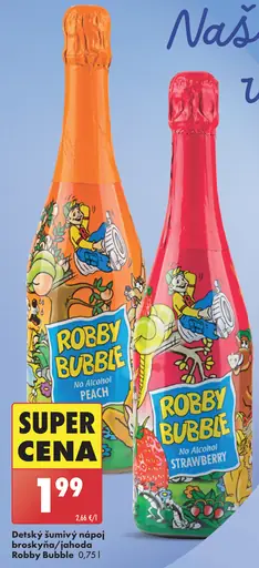 Robby Bubble detský šumivý nápoj