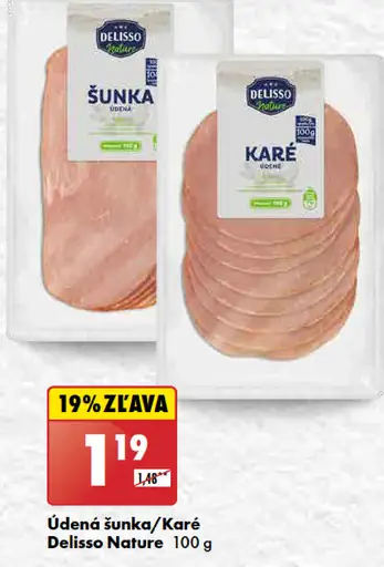 Delisso Nature údená šunka