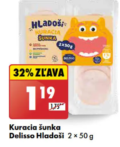 Delisso Hladoši Kuracia šunka