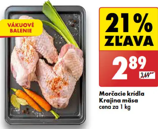 Krajina mäsa Kuracie krídla