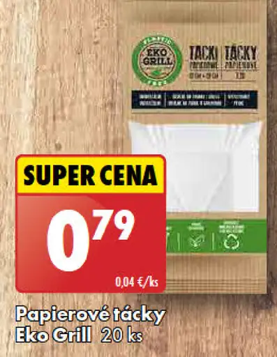 Eko Grill Papierové tácky