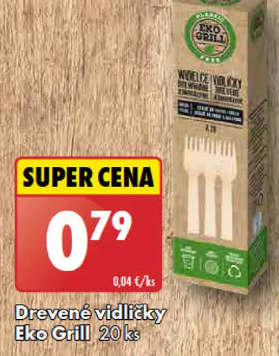 Eko Grill Drevené vidličky