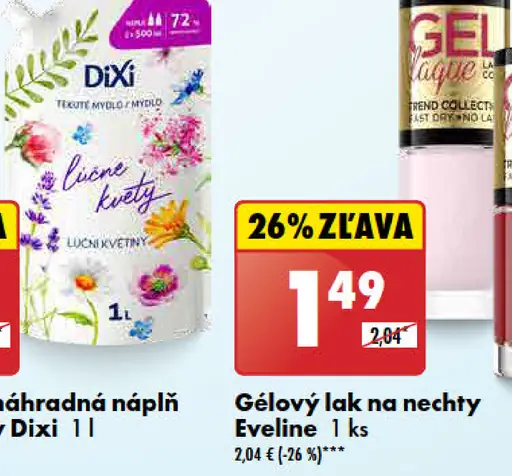 Gélový lak na nechty Eveline