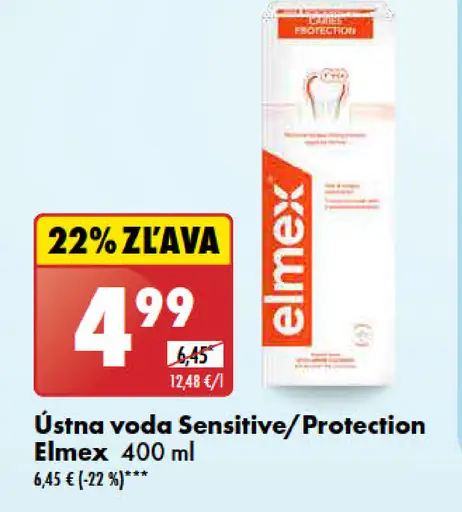 Elmex Ústna voda Sensitive/Protect