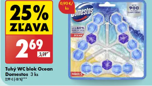 Domestos Tuhý WC blok ocean
