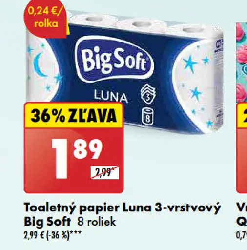 Big Soft Luna toaletný papier
