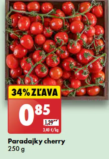 Paradajky cherry strapcové