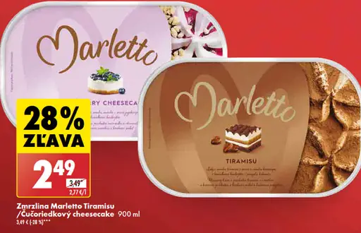 Marletto Zmrzlina Tiramisu