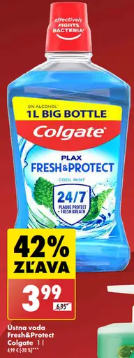 Colgate ústna voda Fresh&Protect