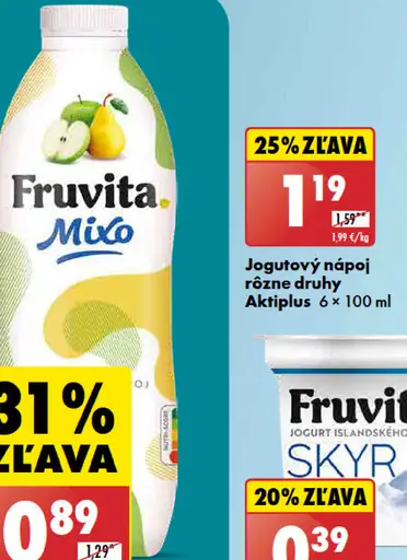 Fruvita Jogurtový nápoj