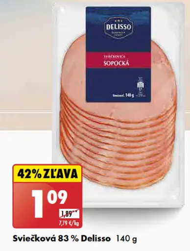 Delisso Sviečková 83 %