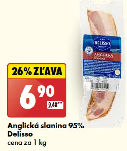 Delisso Anglická slanina 95%