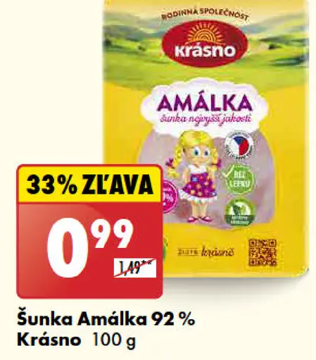 Krásno Šunka Amálka 92%