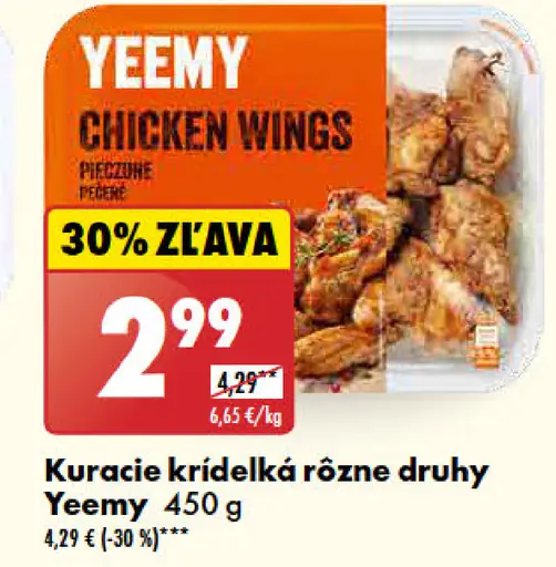 Yeemy Kuracie krídelká