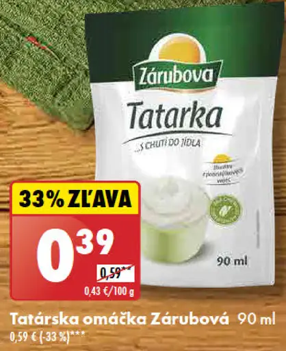 Zárubova Tatarská omáčka