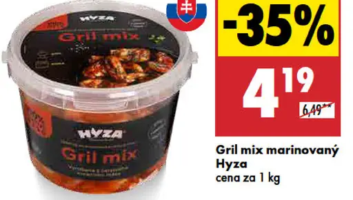 Hyza Gril mix marinovaný