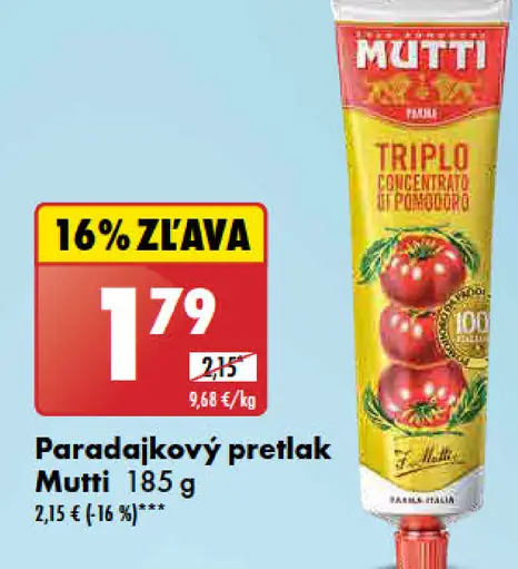 Mutti Paradajkový pretlak