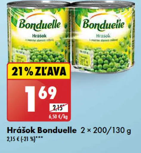 Bonduelle Hrášok