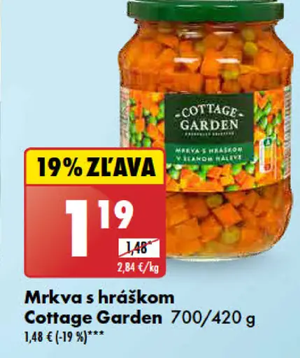 Cottage Garden Mrkva s hráškom