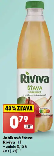 Jablková šťava Riviva