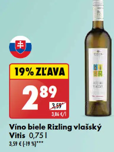 Vitis Vino biele Rizling vlašský