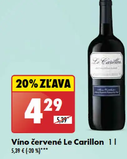 Le Carillon Vino červené