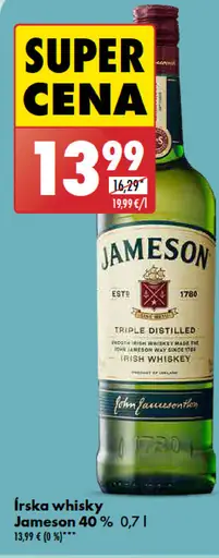 Jameson Irish Whiskey