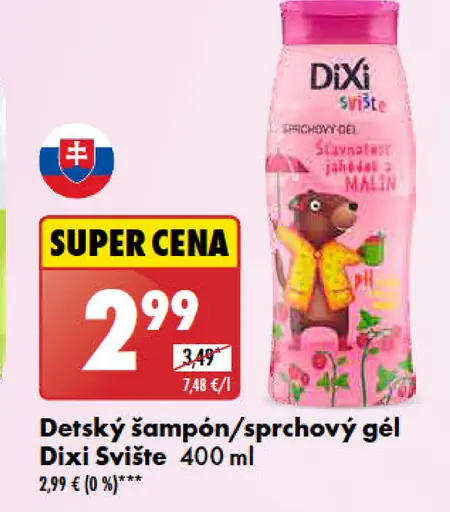Dixi Svište Detský šampón/sprchový gél