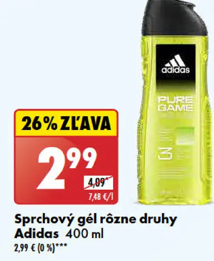 Adidas sprchový gél