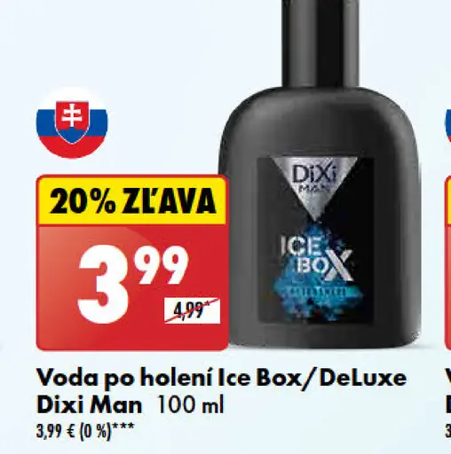 Dixi Voda po holení Ice Box/Deluxe
