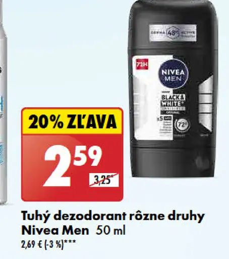 Nivea Tuhý dezodorant