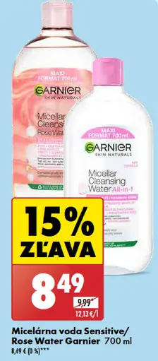 Garnier Micelárna voda Sensitive/Rose Water