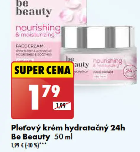 Be Beauty Pleťový krém hydratačný 24h