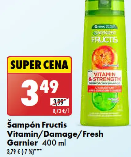 Šampón Fructis Vitamin/Damage/Fresh